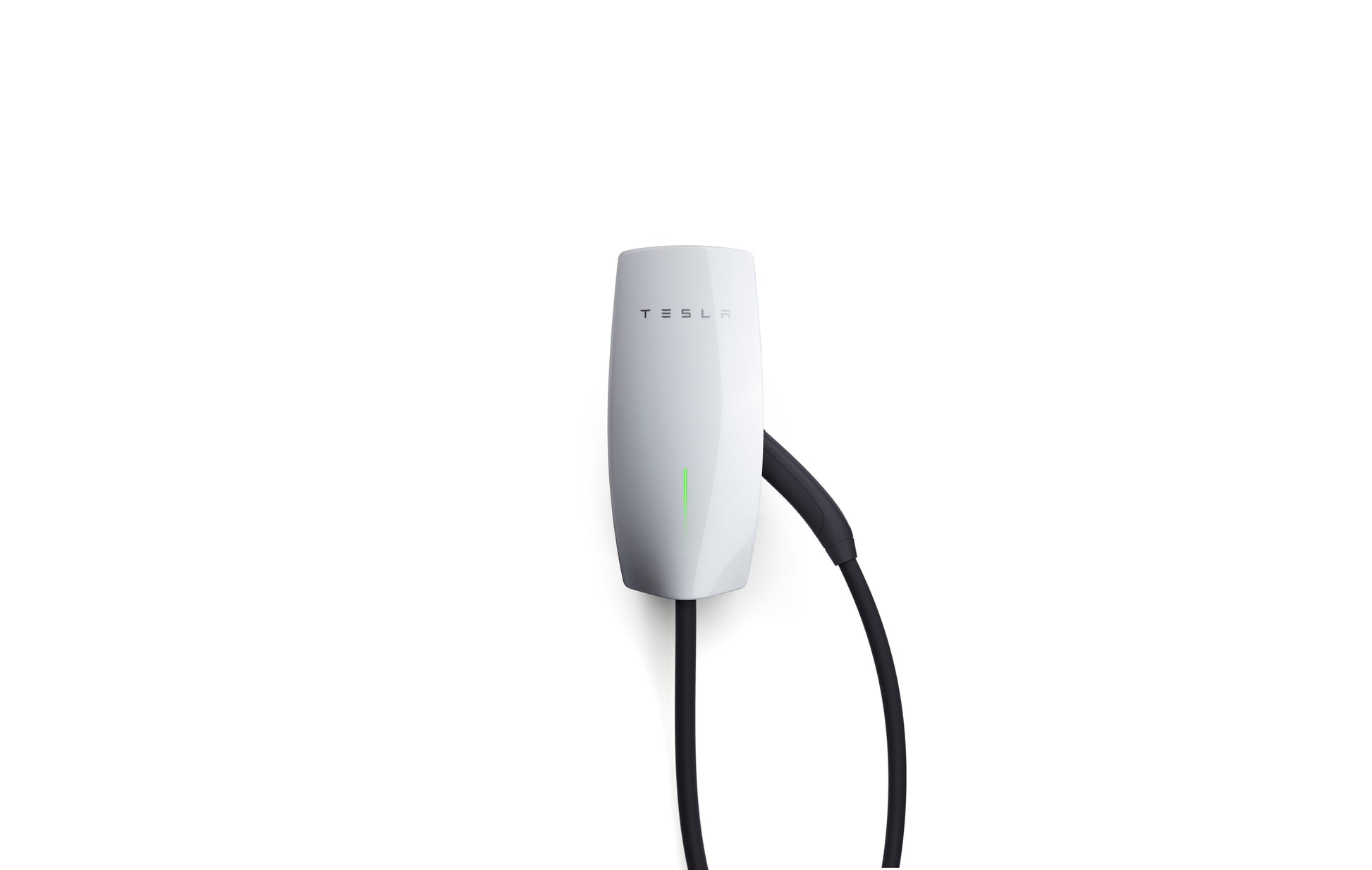 Tesla Wall Connector Generation 3 Tethered EV Chargepoint 1529455-02-E - front, white background