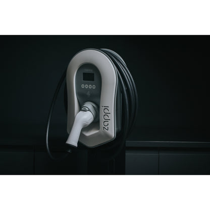 myenergi zappi 7kW Tethered EV Charger in White 2H07TW - close up