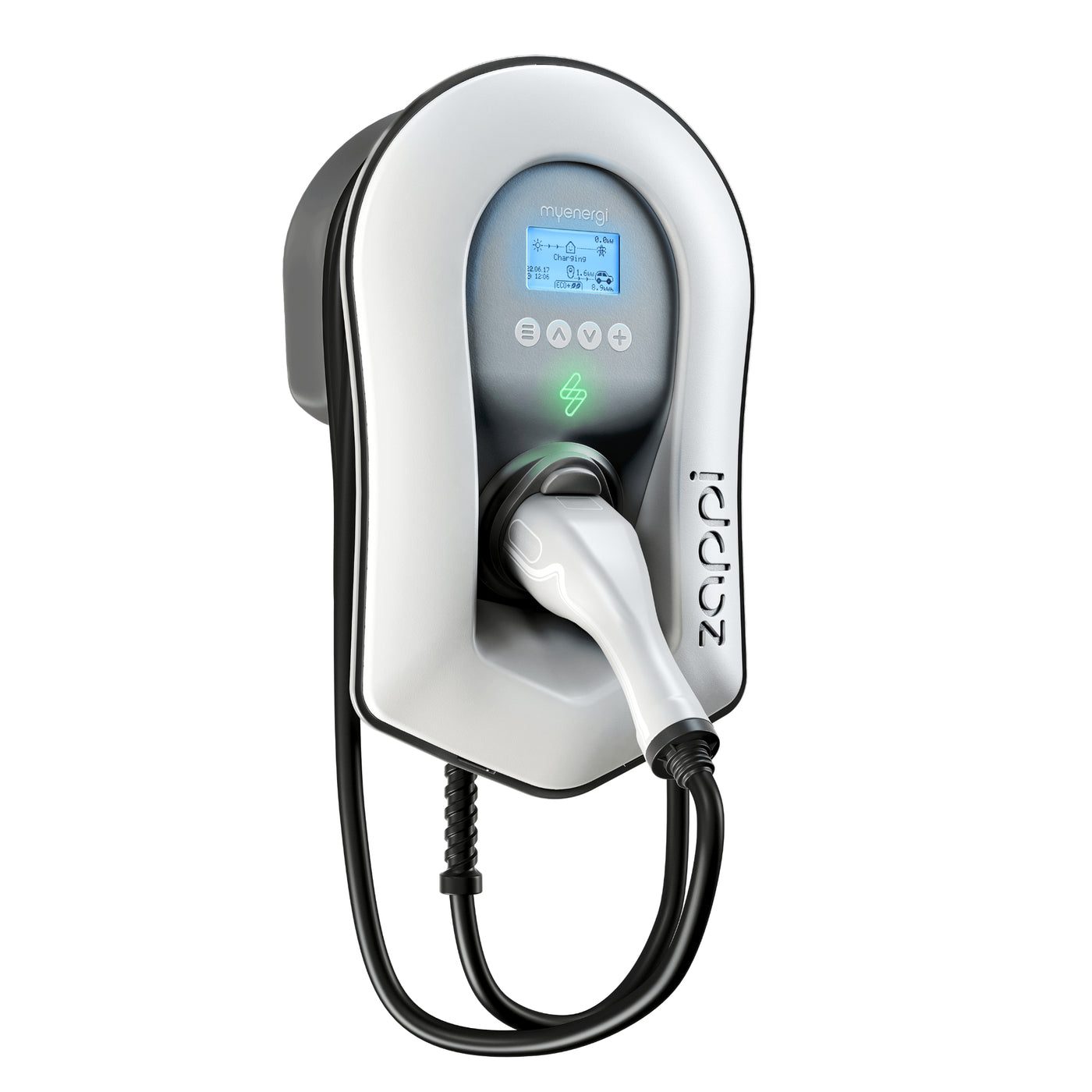 MYENERGI ZAPPI 2H07TW-G - ZAPPI 2.1 - 1P 7KW TETHERED EV CHARGER IN WH ...